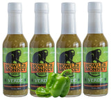 Howler Monkey Sauce - Verde Hot Sauce - 5 Fl Oz (Pack of 4)