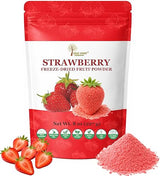 Indus Farms Freeze Dried Strawberry Powder - Pure Strawberry Fruit, No Added Sugar, Bold Real Fruit Flavor for Smoothies, Desserts, Baking & Sea Moss