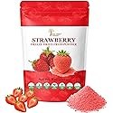 Indus Farms Freeze Dried Strawberry Powder - Pure Strawberry Fruit, No Added Sugar, Bold Real Fruit Flavor for Smoothies, Desserts, Baking & Sea Moss