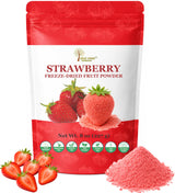 Indus Farms Freeze Dried Strawberry Powder - Pure Strawberry Fruit, No Added Sugar, Bold Real Fruit Flavor for Smoothies, Desserts, Baking & Sea Moss
