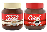 Colombian Coffee Colcafe COMBO, 1 Instant Classic Coffee 6 Oz & 1 Cafe con Leche 13.4 oz