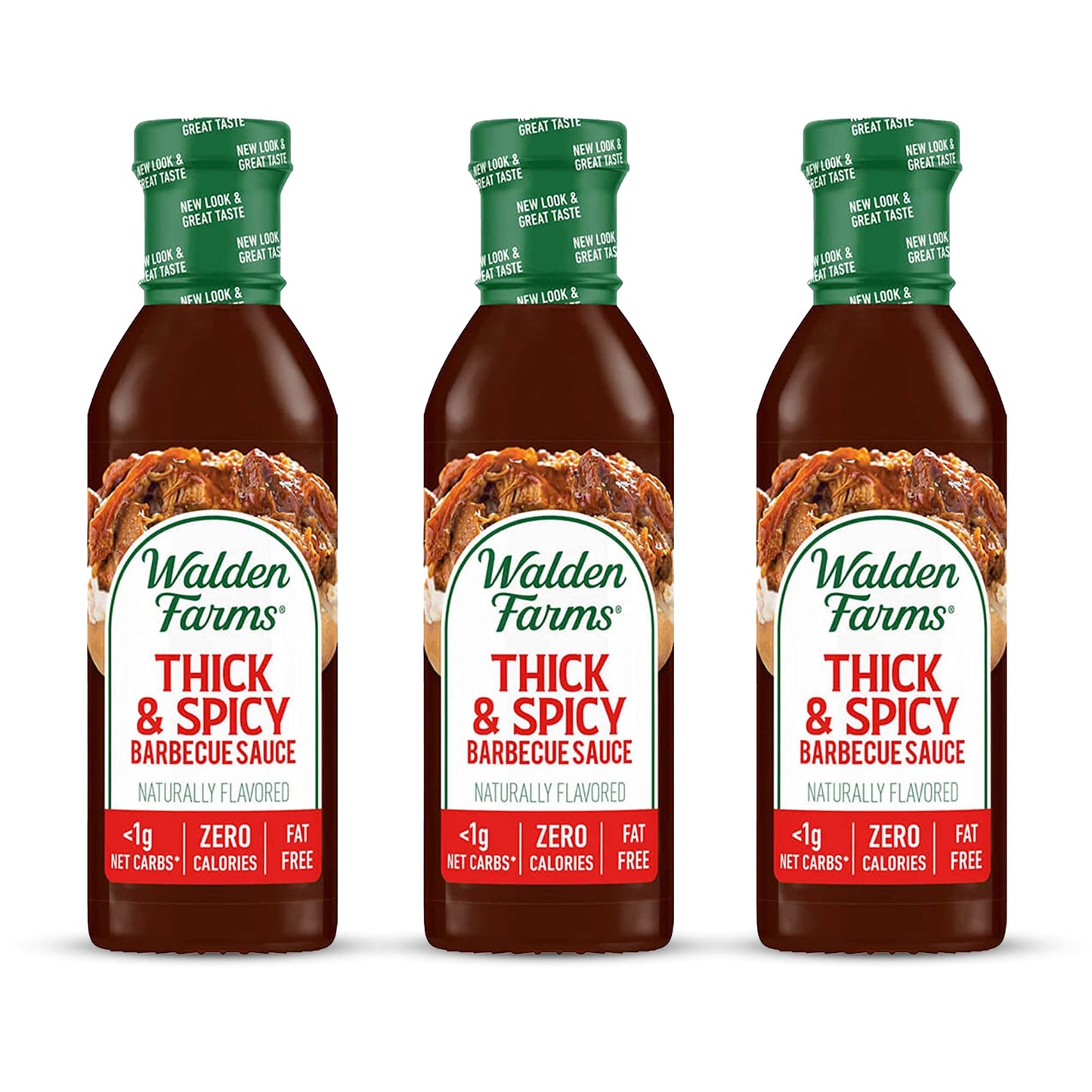 Walden Farms Thick & Spicy Barbecue Sauce 340ml X 3 (Pack of 3)