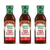 Walden Farms Thick & Spicy Barbecue Sauce 340ml X 3 (Pack of 3)