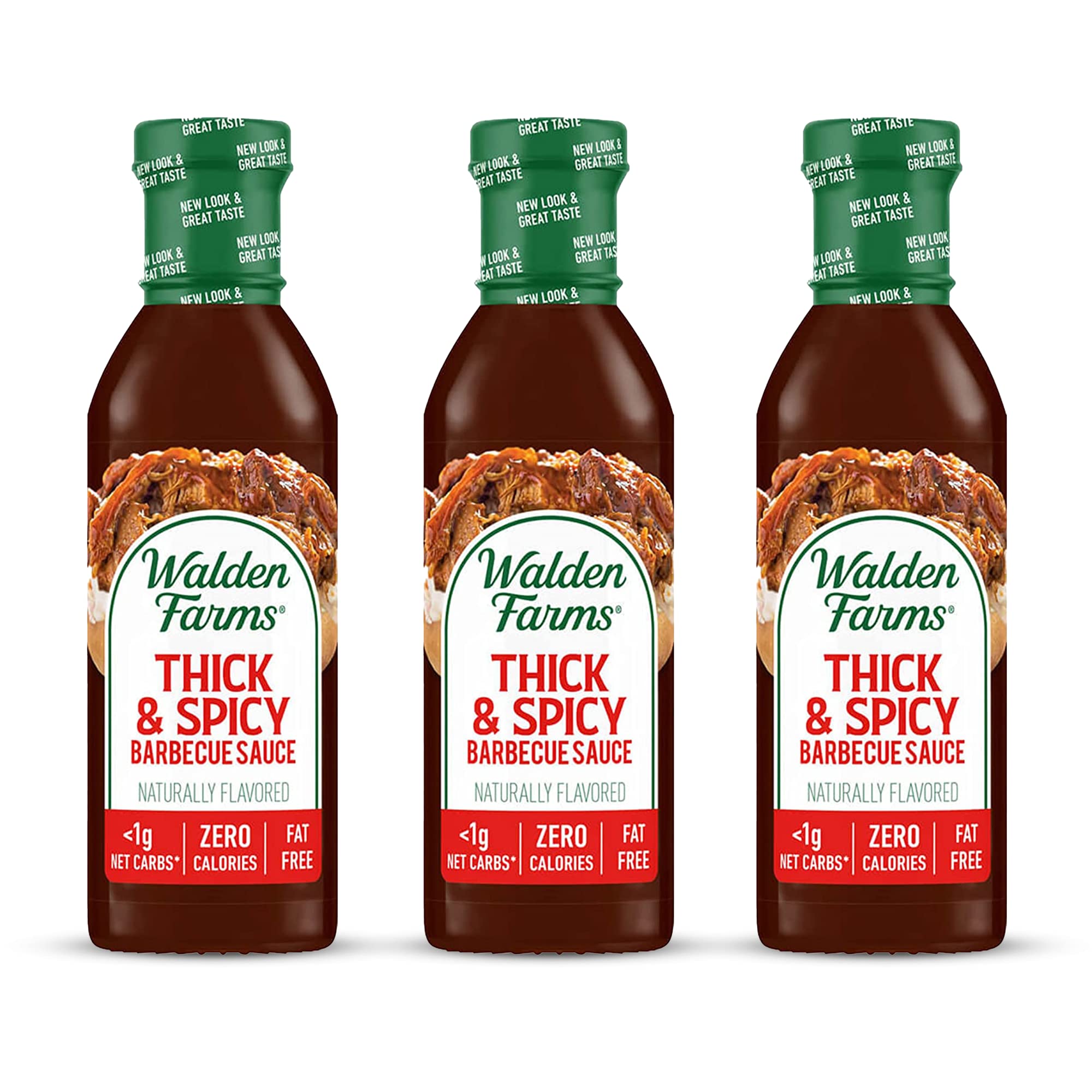 Walden Farms Thick & Spicy Barbecue Sauce 340ml X 3 (Pack of 3)
