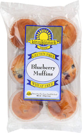 Kinnikinnick Gluten Free Blueberry Muffins, 11 oz (frozen)