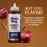 Blues Hog Whiskey Blues BBQ Sauce, Gourmet BBQ Sauce & Marinade, All-Natural, No High Fructose Corn Syrup, Gluten-Free, Made in the USA, 22 oz