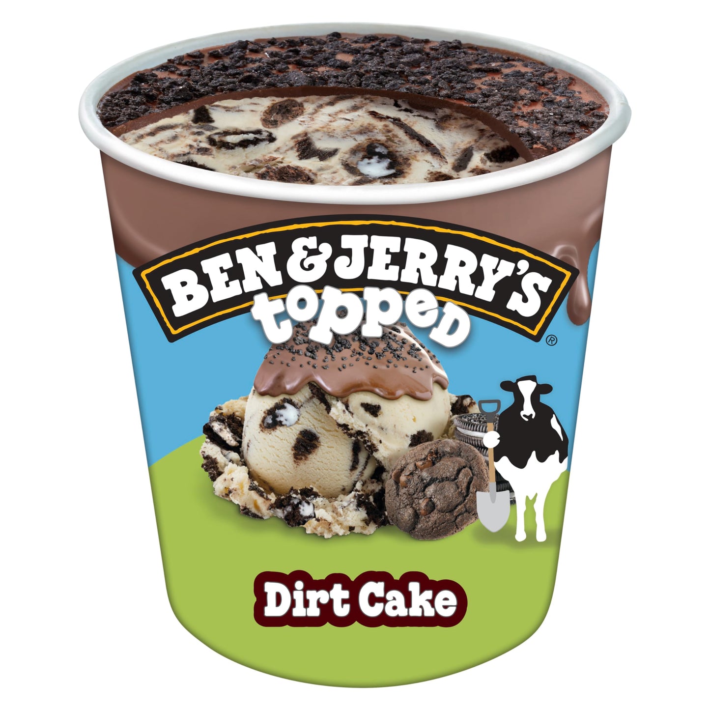Ben & Jerry's Ice Cream Dirt Cake Topped Non-GMO 15.2 oz