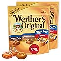 Wrthrs Original Sugar Free Hard Candy 7.7 oz 2 Packs - Assorted Flavors Bulk Candy Individually Wrapped: Chocolate, Coffee, Candy Caramel - Rich