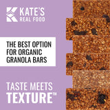 Kate’s Real Food Organic Granola Bars - Snack & Share Variety Pack (2.2 oz, Pack of 12) - Organic Energy Bars Made with Gluten Free Oats - Non GMO