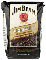 Jim Beam Bourbon Vanilla Bourbon Flavored Ground Coffee - 12 Ounce Bag