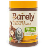 Hazelnut & Cocoa Spread by Barely, Low Sugar & No Artificial Sweeteners, Vegan, Keto Friendly, Delicious Chocolate Spread & Dessert Dip - High in