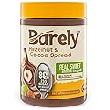 Hazelnut & Cocoa Spread by Barely, Low Sugar & No Artificial Sweeteners, Vegan, Keto Friendly, Delicious Chocolate Spread & Dessert Dip - High in
