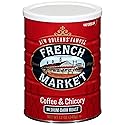 French Market Coffee Creole Medium-Dark Roast Ground Coffee & Chicory 12 oz. Canister (Pack of 3)