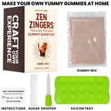 Paracanna Zen Zingers Gummy Making Kit - Gummy Candy DIY Kits - Gummy Molds, Dropper, Gummy Mix, and Gummies Finishing Sugar - Cosmic Cola