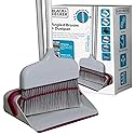 BLACK+DECKER Butler Broom & Dustpan Set - Stand-Up Design - Lightweight, Space-Saving Combo for Kitchen, Living Room, Bathroom, Lobby Floors - Home