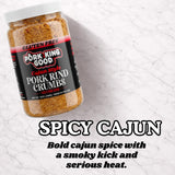 Pork King Good Spicy Cajun Low Carb Keto Diet Pork Rind Breadcrumbs!Perfect For Ketogenic, Paleo, Gluten-Free, Sugar Free and Bariatric Diets