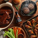 Wells Hog Heaven Barbecue Sauce (16 Fluid Ounces) | Carolina Vinegar Based Barbecue Sauce | No High Fructose Corn Syrup |