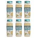 Pereg Whole Grain White Quinoa (12 oz x 6 Pack) Ancient Superfood Pre-Washed Quinoa Grains | Non-GMO, Vegan & Gluten-Free | Rice & Pasta Alternative | Rich in Protein, Fibre & Iron | Plant Protein