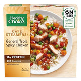 Healthy Choice Cafe Steamers General Tso's Spicy Chicken, Convenient Microwave Meal Made With No Preservatives, Frozen Meal, 10.3 OZ Bowl