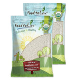 Food to Live Organic White Rye Flour, 16 Pounds - Non-GMO, Unbleached, Light, Medium Protein, Vegan, Kosher, Finely Milled Berries, Great for Baking Cookies, Muffins, Bread, and Sourdough