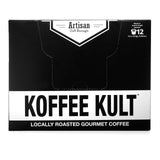 Koffee Kult Premium Decaf Colombia Medium Roast Coffee Single Serve coffee cups in pods - 64 count