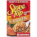 Stove Top Stuffing Mix, 1 Box, for Dinner Sides and Thanksgiving Dinner, Chicken, 6 oz