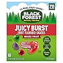 Black Forest Juicy Burst Fruit Flavored Snacks, Mixed Fruit Flavors, 0.8 oz 70 count