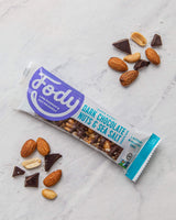 Fody Foods Snack Bars, Dark Chocolate Nuts & Sea Salt, 1.41 Oz (Pack of 6), 5g Protein, Low FODMAP, Gut & IBS Friendly, Vegan, Lactose Free, Non-GMO