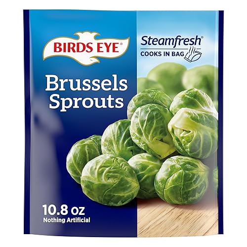 Birds Eye Steamfresh Brussels Sprouts, Keto Friendly Frozen Vegetable, 10.8 OZ