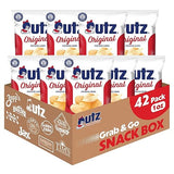 Utz Original 1 Oz Bags, 42 Count Crispy Potato Chips Made from Fresh Potatoes, Crunchy Individual Snacks to Go, Cholesterol Free, Trans-Fat Free