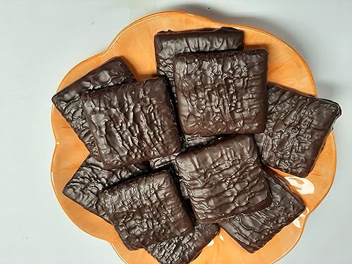 Giambri's Quality Sweets-Belgian Dark Chocolate Covered Graham Crackers, (Twin Pack,Two 6.9 oz packages)