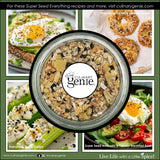 Culinary Genie Salt-Free Super Seed Everything Seasoning Blend - Everything Bagel Style with Seeds & Nutritional Yeast, No Salt Added