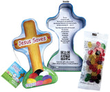 Scripture Candy, Jesus Saves! The Jelly Bean Prayer Cross Tin with Jelly Beans