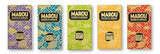 Marou Origins 5 Pack Full Size Bars | Five Vietnam Single Origin Bars, Dairy Free, Gluten Free, Soy Free | 5 x 80g