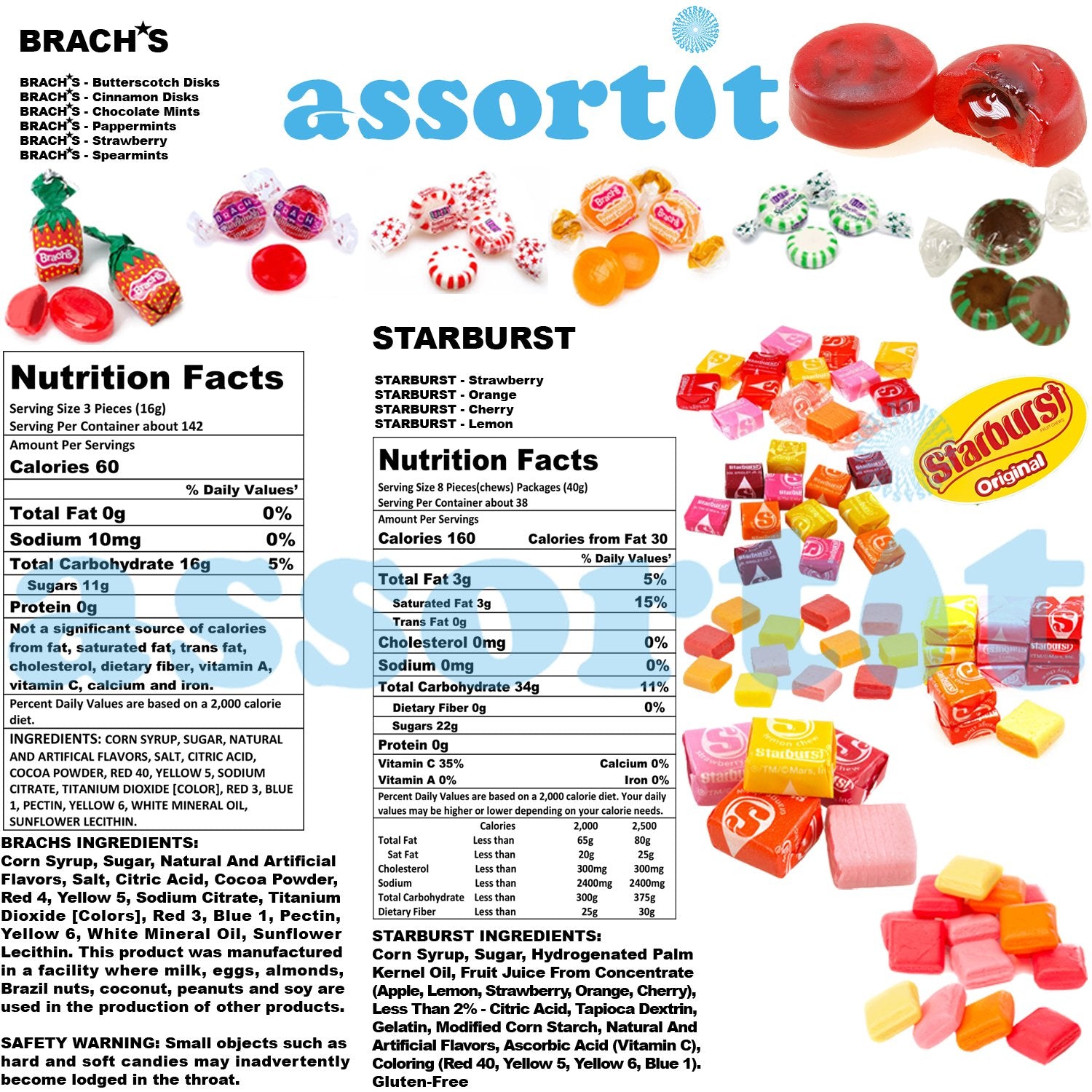 ASSORTIT X Starburst Collab Bulk Special Assorted Starbursts & Hostess Mix Fruit Pops 9.75 Lb Bulk Soft Chewy & Hard Candy Mixed Assortment Value Pack