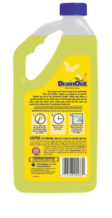 Drain OUT Kitchen Drain Opener and Drain Cleaner, Food and Grease Remover, Fresh Citrus - 32 Ounce