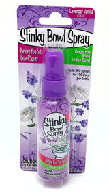 Stinky Bowl Spray - Lavender Vanilla - Before You sit, Bowl Spray - Keeps The Stink in The Bowl