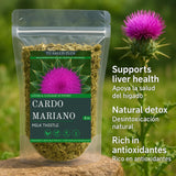 Tu Salud Plus 4oz Milk Thistle Liver Detox Supplement - Cardo Mariano Extract for Liver Cleanse, Supports Healthy Liver Function and Detoxification