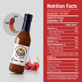 Uncle Keith’s - Chocolate Thunder Gourmet Chili Hot Sauce, Chocolate Trinidad Scorpion Hot Peppers, 1.2 Scoville Units of Super Hot Sauce, Exotic