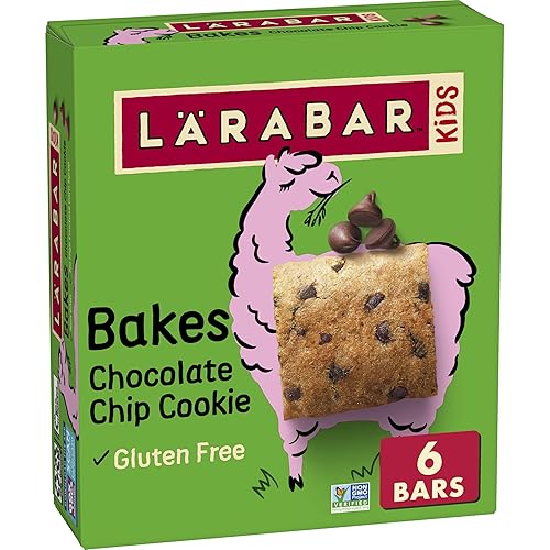 Larabar Kids, Bakes Chocolate Chip Cookie Bars, Gluten Free, 6 Ct, 5.76 oz
