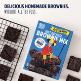 The Matzo Project Just Because Fudge Brownie Mix, 12oz Box (2 Pack) Gluten-Free, Kosher for Passover, Rich and Fudgy, Easy to Bake, Just Add Eggs and Oil, One Bowl