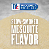 McCormick Culinary Mesquite Grill Seasoning, 22 oz - One 22 Ounce Container of BBQ Mesquite Seasoning for Premium Slow-Smoked Flavor, Best on Grilled