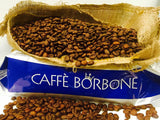 Caffè Borbone Miscela Blu Whole Bean Coffee, Blue Blend, Arabica and Robusta Blend, Dark Roast, 2.2 lb Bag (Pack of 2)