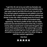 BBQ Rib Rub Seasoning (10 oz) - All Natural Pork Rub for Ribs, Pulled Pork & Chops - No MSG, Gluten Free - Bold Smoky BBQ Flavor - Ope We’re Smokin’
