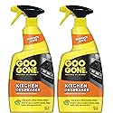 Goo Gone Foaming Kitchen Degreaser- Removes Baked-On Food, Grease, Splatter and Grime, 2 PACK 28 oz