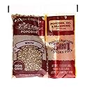 Amish Country Popcorn | All-In-One Kernel Packs | Pre-Measured for Popcorn Machines and Includes Hulless Popcorn, Oil & Salt (Medium White Kernels