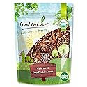 Food to Live Organic Dry Roasted Pecan Pieces with Himalayan Salt 8 Ounces - Oven Toasted, No Oil Added, Lightly salted, Rich in Flavor and Crunch