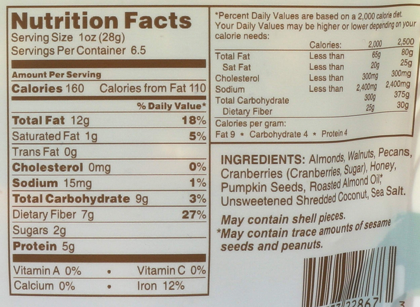 Veronicas Health Crunch, Granola Original, 6.5 Ounce