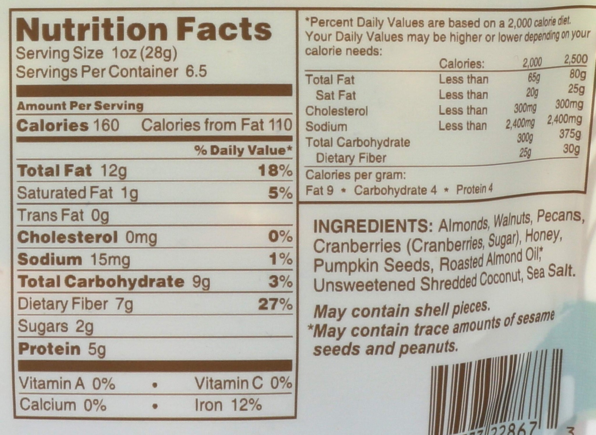 Veronicas Health Crunch, Granola Original, 6.5 Ounce