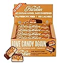 Harken Sweets The Nutty One, Oat Milk Chocolate Candy Bars with Peanuts and Date Caramel, Sweetened with Dates and No Sugar Added, High Fiber Snack